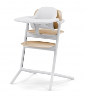Стульчик для кормления Cybex Lemo 3 в 1, Sand White (Белый / Бежевый)