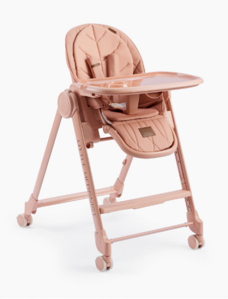 Стульчик для кормления Happy Baby Berny Lux, Beige Red (Персиковый)