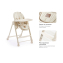 Стульчик для кормления Happy Baby Berny Lux, Beige Red (Персиковый)