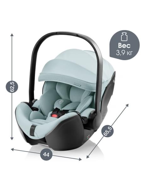 Коляска 3 в 1 Britax Roemer Smile 5Z Style и автокресло Baby-Safe PRO Style Harbor Blue Harbor Blue