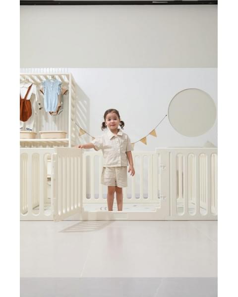 Манеж-стеллаж UNIX Kids 2 в 1 White