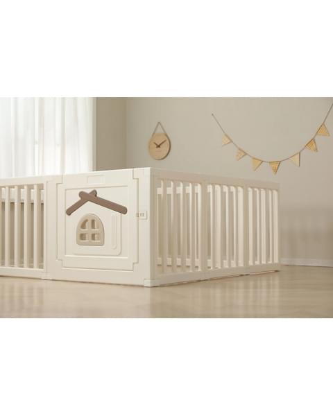 Большой детский игровой манеж UNIX Kids Classic Tree House 150 x 130 Camel