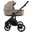 Детская коляска Roan Bass Next Кожа 2.0 3 в 1 с автокреслом Tutis Elo Lux EduSky Black BNL/71/2 Cappucino/Black/ руч.Коричневый