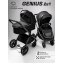 Детская коляска AmaroBaby Genius 3 в 1 с автокреслом Rant Miro черный