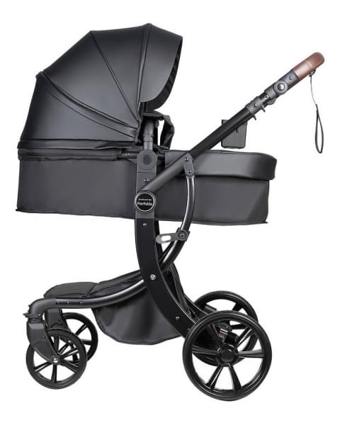 Детская коляска трансформер Farfello Aimile PRO A5-1 чёрный