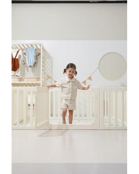 Манеж-стеллаж UNIX Kids 2 в 1 White