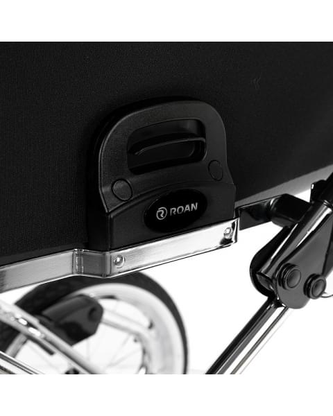 Детская коляска Roan Bass Next Classic 2.0 d14 3 в 1 с автокреслом Tutis Elo Lux EduSky Black BSNC/95/2 Caviar/Black/руч.Cappuccino