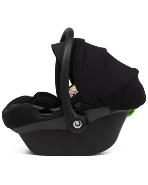 Детская коляска Roan Bass Next Кожа 2.0 3 в 1 с автокреслом Tutis Elo Lux EduSky Black BNL/71/2 Cappucino/Black/ руч.Коричневый
