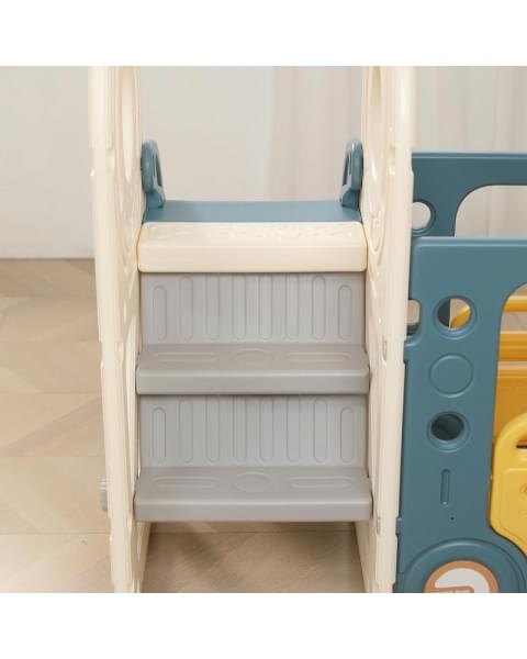 Игровой комплекс с горкой UNIX Kids Bus 171 см Yellow