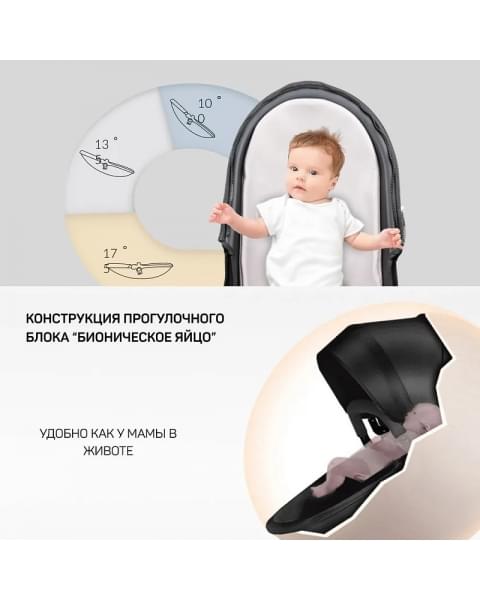 Детская коляска трансформер Farfello Aimile PRO A5-1 чёрный