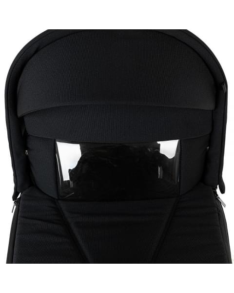 Детская коляска Roan Bass Next Classic 2.0 d14 3 в 1 с автокреслом Tutis Elo Lux EduSky Black BSNC/95/2 Caviar/Black/руч.Cappuccino