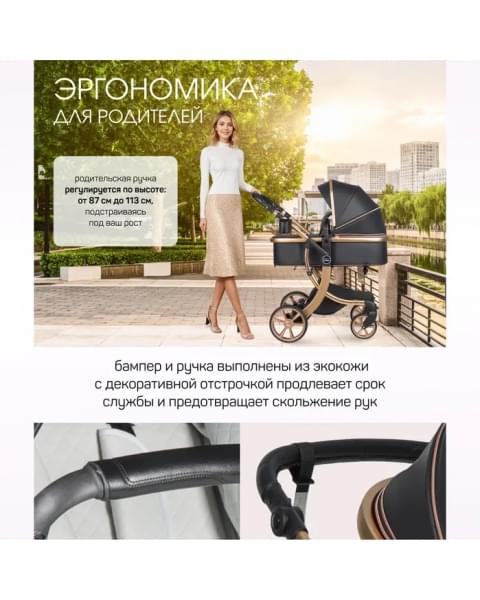 Коляска трансформер Aimile Adventurer черный