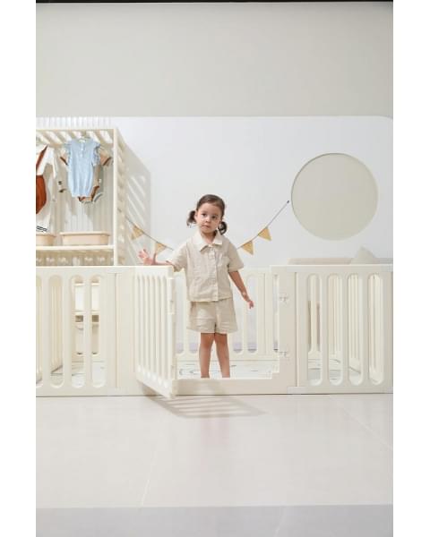 Манеж-стеллаж UNIX Kids 2 в 1 White