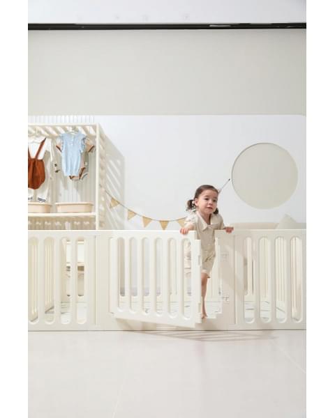 Манеж-стеллаж UNIX Kids 2 в 1 White