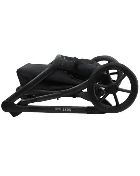Детская коляска Roan Bass Next Кожа 2.0 3 в 1 с автокреслом Tutis Elo Lux EduSky Black BNL/71/2 Cappucino/Black/ руч.Коричневый