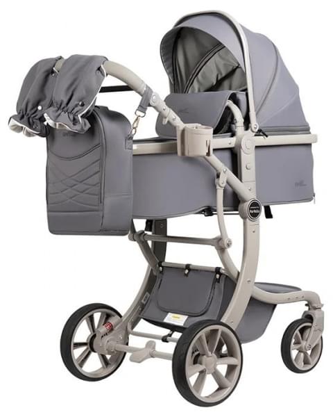 Коляска трансформер Aimile Adventurer ткань Лунный