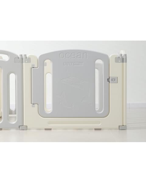 Манеж UNIX Kids Ocean 114x114 см Grey