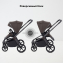 Детская коляска Rant Flex Therm Soft 4 в 1 с автокреслом Miro и базой Shine Brown