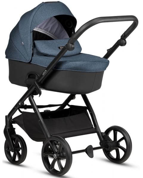 Детская коляска Tutis Leo 3 Plus 3 в 1 с автокреслом Elo Lux EduSky Black 1582288 Deep Blue