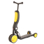 Трехколесный самокат Pituso HD-200 5 в 1, Yellow (Желтый)
