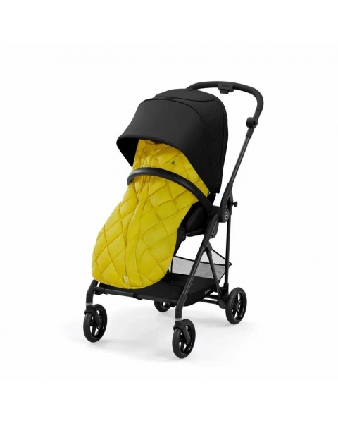 Коляска прогулочная Cybex Melio, Carbon Deep Black / Черный (С дождевиком)