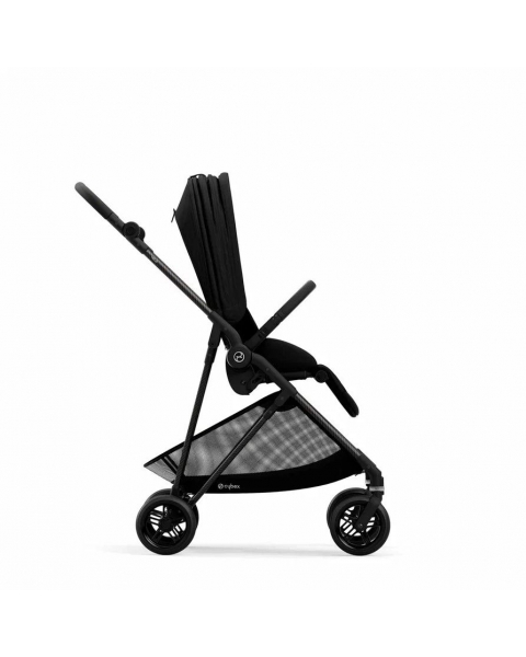 Коляска прогулочная Cybex Melio, Carbon Deep Black / Черный (С дождевиком)