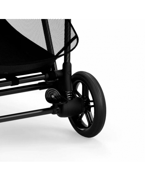 Коляска прогулочная Cybex Melio, Carbon Deep Black / Черный (С дождевиком)