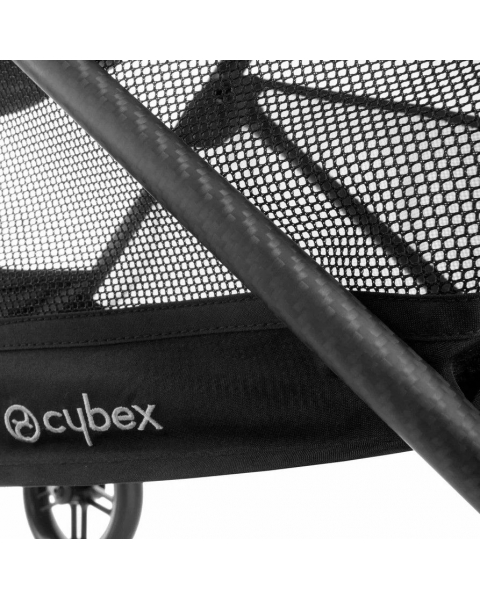 Коляска прогулочная Cybex Melio, Carbon Deep Black / Черный (С дождевиком)