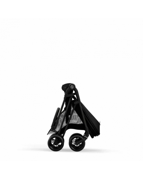 Коляска прогулочная Cybex Melio, Carbon Deep Black / Черный (С дождевиком)