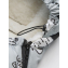 Конверт зимний меховой Amarobaby Snowy Baby, Динозавры / Серый, 85 см