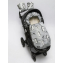 Конверт зимний меховой Amarobaby Snowy Baby, Динозавры / Серый, 85 см