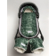 Конверт зимний меховой Amarobaby Snowy Travel, Зверята / Хаки, 105 см