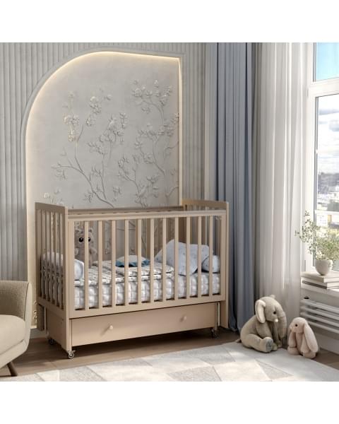 Кроватка ANTEMI Classic Sleep Капучино