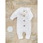 Комбинезон на пуговицах AmaroBaby Fashion молочный 56