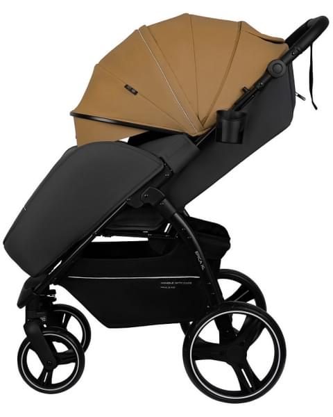 Детская прогулочная коляска Indigo Epica XL бежевый-серый