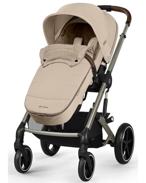 Теплый конверт (накидка на ножки) Cybex в коляску Beige