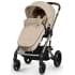 Теплый конверт (накидка на ножки) Cybex в коляску Beige