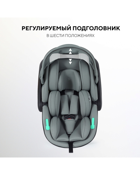 Детская коляска AmaroBaby Motus Premium Ecco Exclusive 3 в 1 с автокреслом Rant Miro лагуна