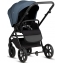 Детская коляска Tutis Leo 3 Plus 3 в 1 с автокреслом Elo Lux EduSky Black 1582288 Deep Blue