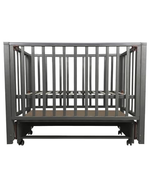 Детская кроватка Indigo Norden универсальный маятник, колесо графит