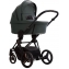 Детская коляска Bebetto Monti Pro 2 в 1 02 Stella т.зеленая кожа