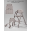Стул растущий Amarobaby, Easy Grow, серый