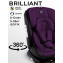 Автокресло детское AMAROBABY Brilliant ISOFIX класс D, группа 0+/1/2/3, (фиолетовый)