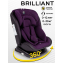 Автокресло детское AMAROBABY Brilliant ISOFIX класс D, группа 0+/1/2/3, (фиолетовый)