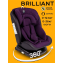 Автокресло детское AMAROBABY Brilliant ISOFIX класс D, группа 0+/1/2/3, (фиолетовый)