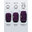 Автокресло детское AMAROBABY Brilliant ISOFIX класс D, группа 0+/1/2/3, (фиолетовый)