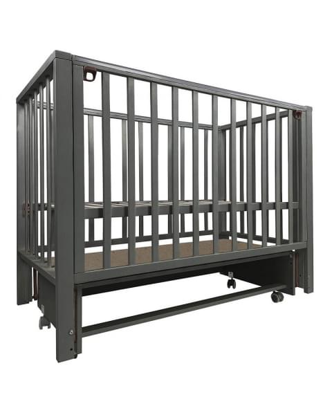 Детская кроватка Indigo Norden универсальный маятник, колесо графит