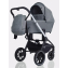 Детская коляска MowBaby Zoom PU 3 в 1 silver grey