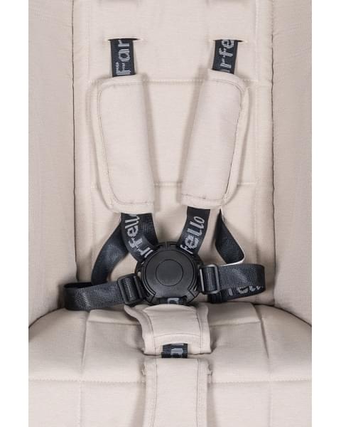 Детская коляска Farfello Baby Shell 3 в 1 2024 кофейный