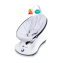 Кресло-качалка 4moms RockaRoo (Рокару) серебро